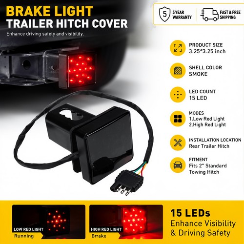Smoked lens led brake - smoked,