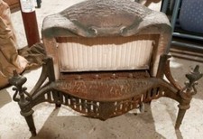 Antique 1920s - 1930s Adams Cheerful Radiant Heater Parlor Fireplace Insert