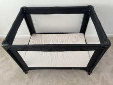 Red Kite Black Sleep Tight Travel Cot Includes Mattress