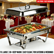 11L Stainless Steel Chafing