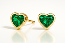 18ct Yellow Gold Vermeil Heart