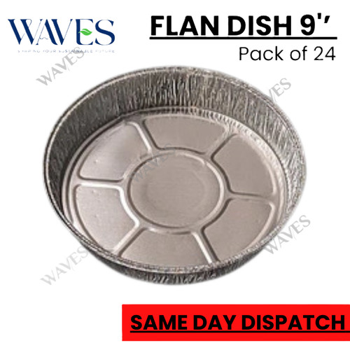 Inch foil flan cases - 9,