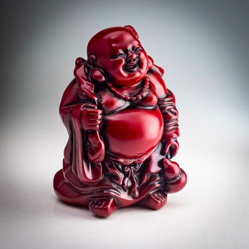 Chinese laughing buddha red - chinese,