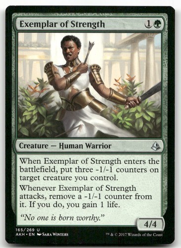Exemplar strength 165 - of, #165