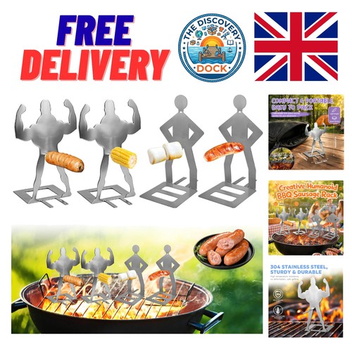 Portable 4pcs bbq - bbq, sausage