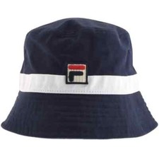 Fila Mens Basil Vintage Bucket Hat Navy