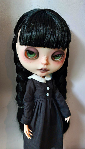 Blythe artist doll gothic - artist,