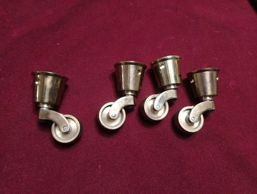 Solid brass vintage - brass, round