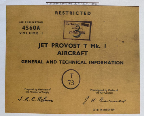 Jet provost airplane - provost, t