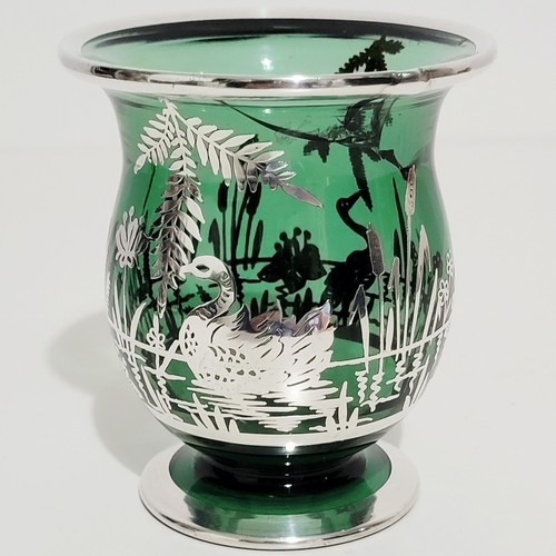 Solid silver overlay green - solid,
