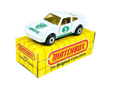 Matchbox Superfast MB3 White Porsche 911 Turbo - w/Yellow Grid Box