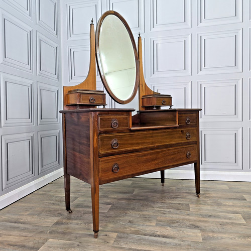 Antique mahogany dressing - mahogany,