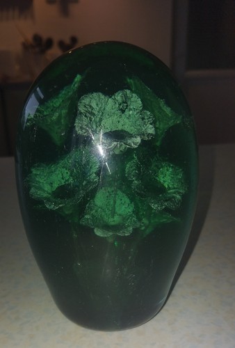 Victorian green glass dump