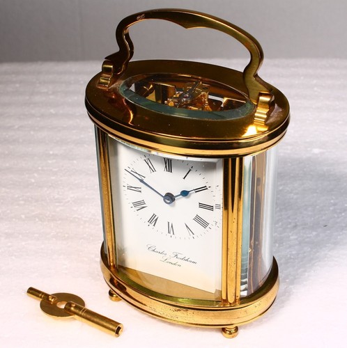 Oval shaped brass glass - shaped, /