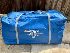 Vango Solaris II Air 500 AirBeam 5 Person Family Tent - Sky Blue NEW