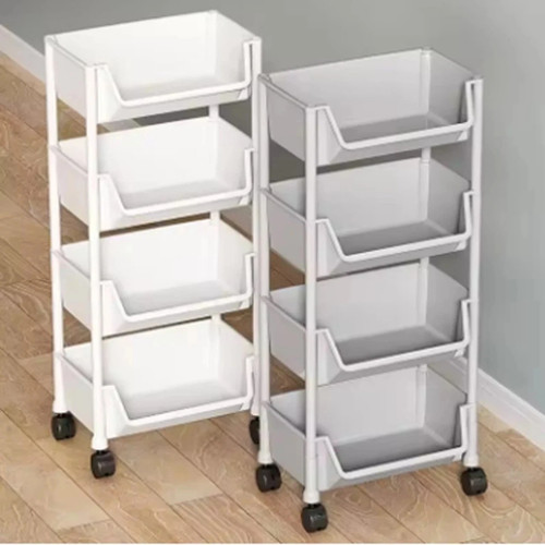 Tier storage trolley cart - 4,