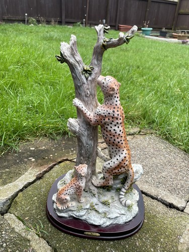 Mother leopard cub climbing - mother, &