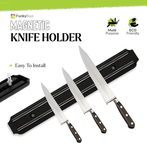 Magnetic knife holder strip - magnetic,