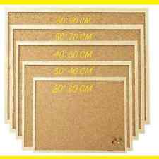 Cork Board Pin Message Notice Board Office Memo Wooden Frame Bulletin Pinboard