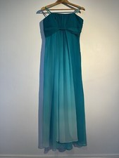 Aqua Green Long Dress  Party / Wedding/ Formal. Size 14 Never Worn