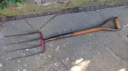 Vintage elwell garden fork - vintage,