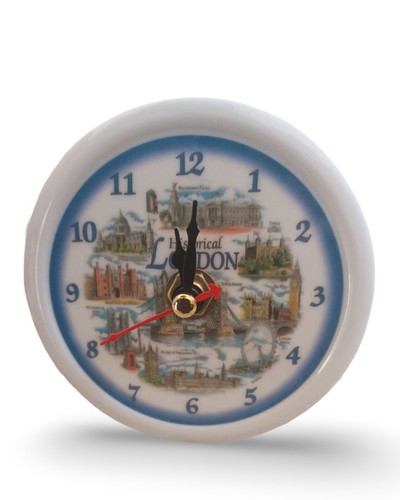 London desk clock historical - london,