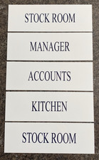 Personalised Metal Door Signs