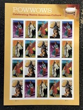 2025USA Forever - Powwows Native American Indian Culture - Sheet of 20  mint