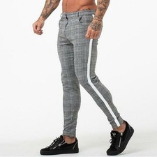 Men's Skinny Fit Stretch Gray