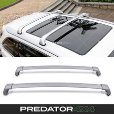 SILVER FULL LENGTH VEHICLE CAR ROOF CROSS BARS KIT FOR HONDA CRV CR-V MK4 12-16