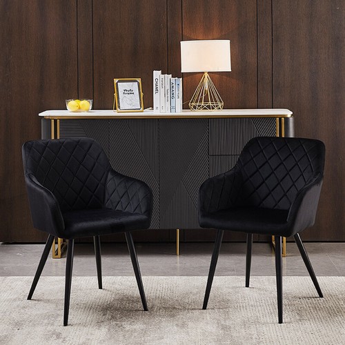 Dining chairs velvet set - x,