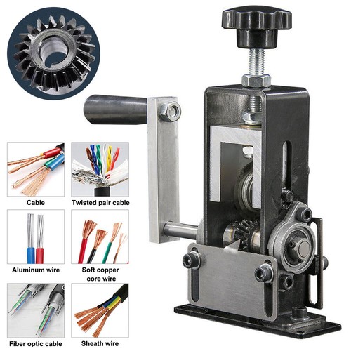 Hand crank wire stripper - hand,