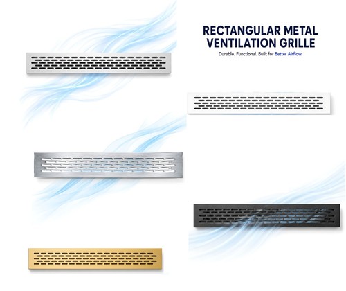 Rectangular metal ventilation - metal,