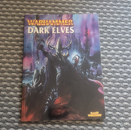 Wfb rulebooks dark elves army - wfb,