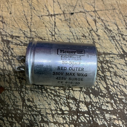 Vintage plessey 50uf - plessey, 350v