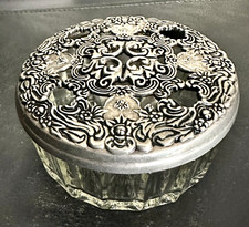 Crystal & Silver plate Vanity