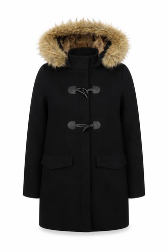 Zara womens duffle coat size - zara,
