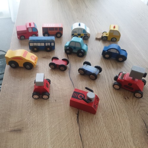 Bundle wooden toys - wooden, cars