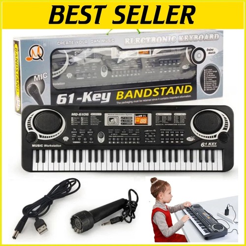 Key slim keyboard piano - 61-key, for