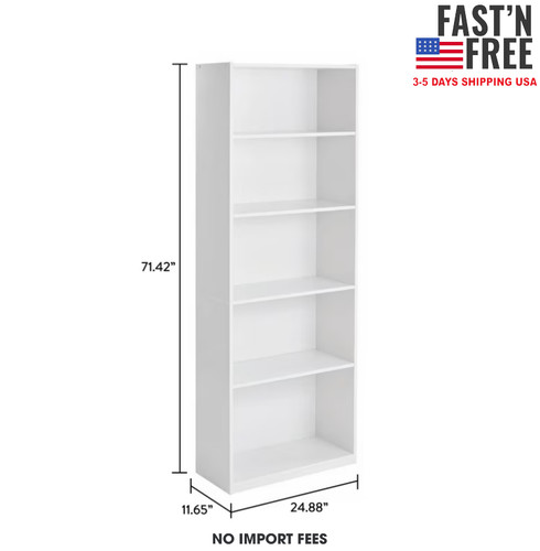 Mainstays shelf bookcase - mainstays, 5-shelf