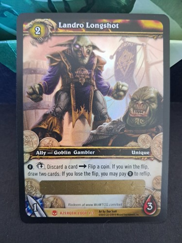 Wow tcg landro longshot - landro, loot