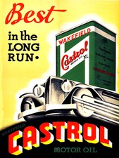 Castrol Motor Oil, Retro metal