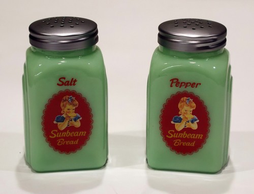 Sunbeam bread jadeite salt - bread, &