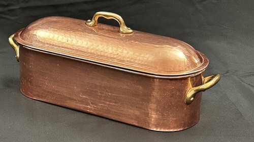 Copper fish kettlepoacher oven - copper,