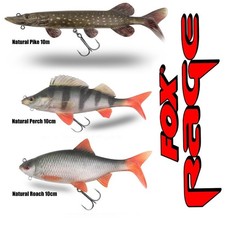 Fox Rage Ultra Realistic Perch Roach Pike Replicant Predator Fishing Lures