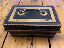 Vintage Metal Cash Storage Box