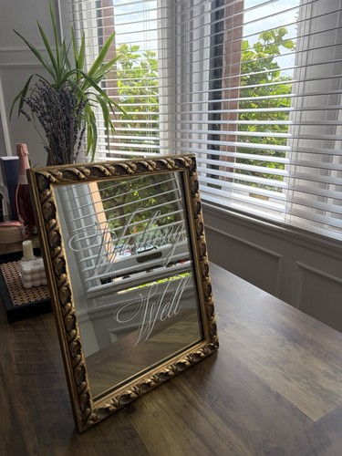 Vintage gold ornate - gold, timber