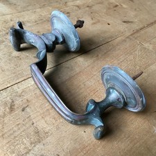 VINTAGE Brass Doctors Front Door Knocker LARGE - Complete With Strike