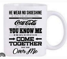 Come Together the Beatles lyrics  Mug New Dishwasher Proof  