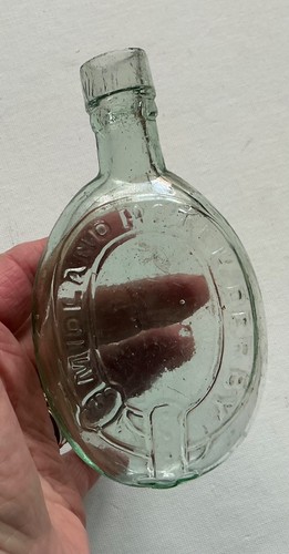 Old vintage bottle midland - old,
